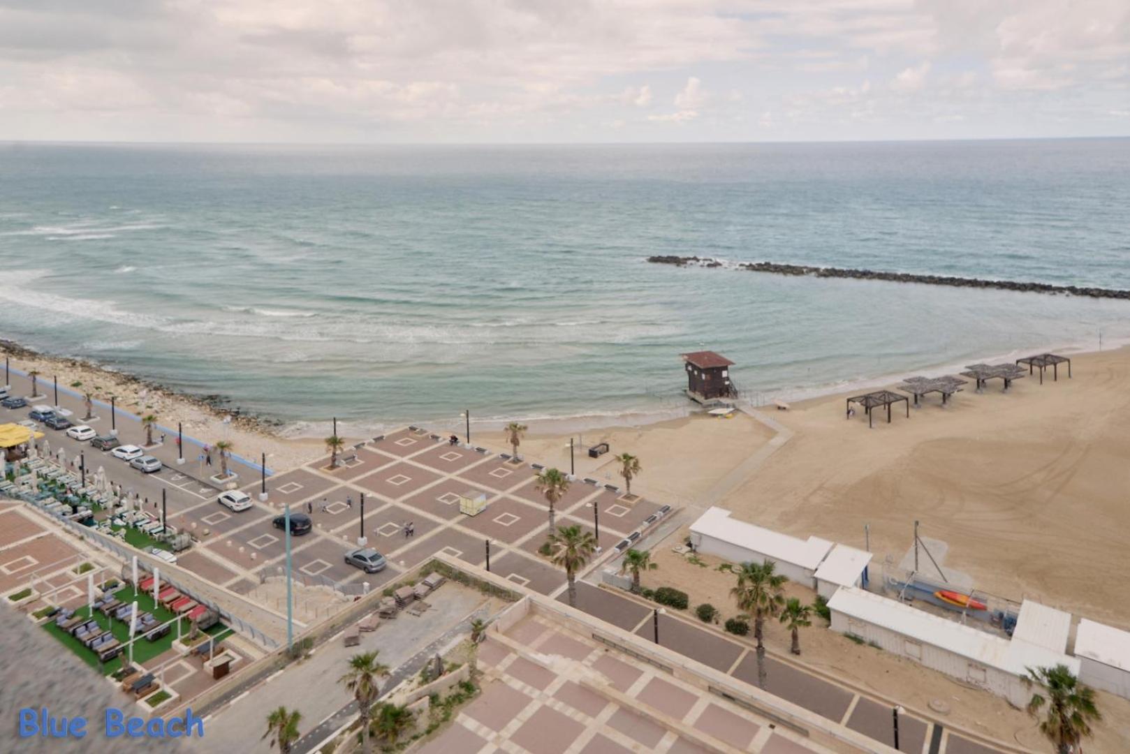 דירות מגדל אלמוג חיפה - סוויטת בלו ריף על הים מראה חיצוני תמונה